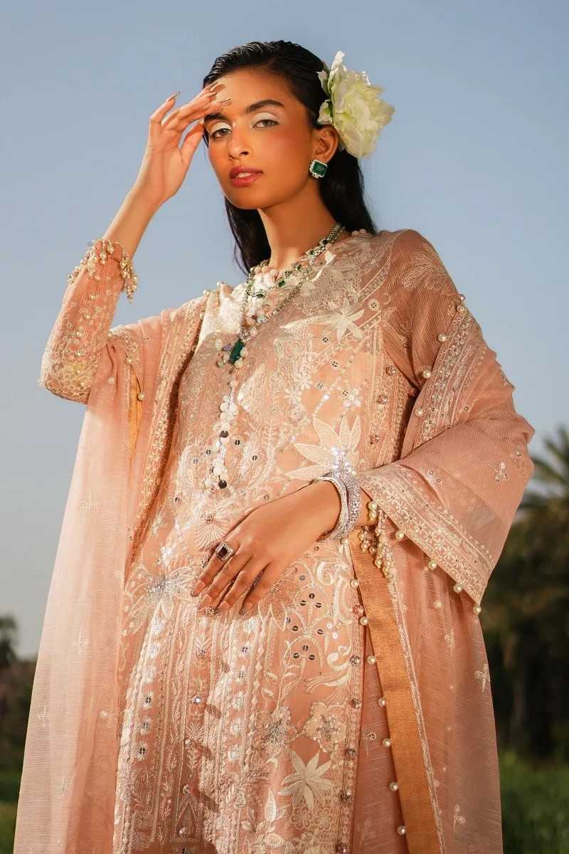 Sana Safinaz premium embroidered D-13A three pieces at Shelai