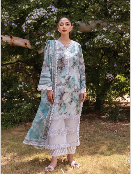 TAHRA ZINNIA - D 3B BY ZAINAB CHOTTANI UNSTITCHED ''24 COLLECTION