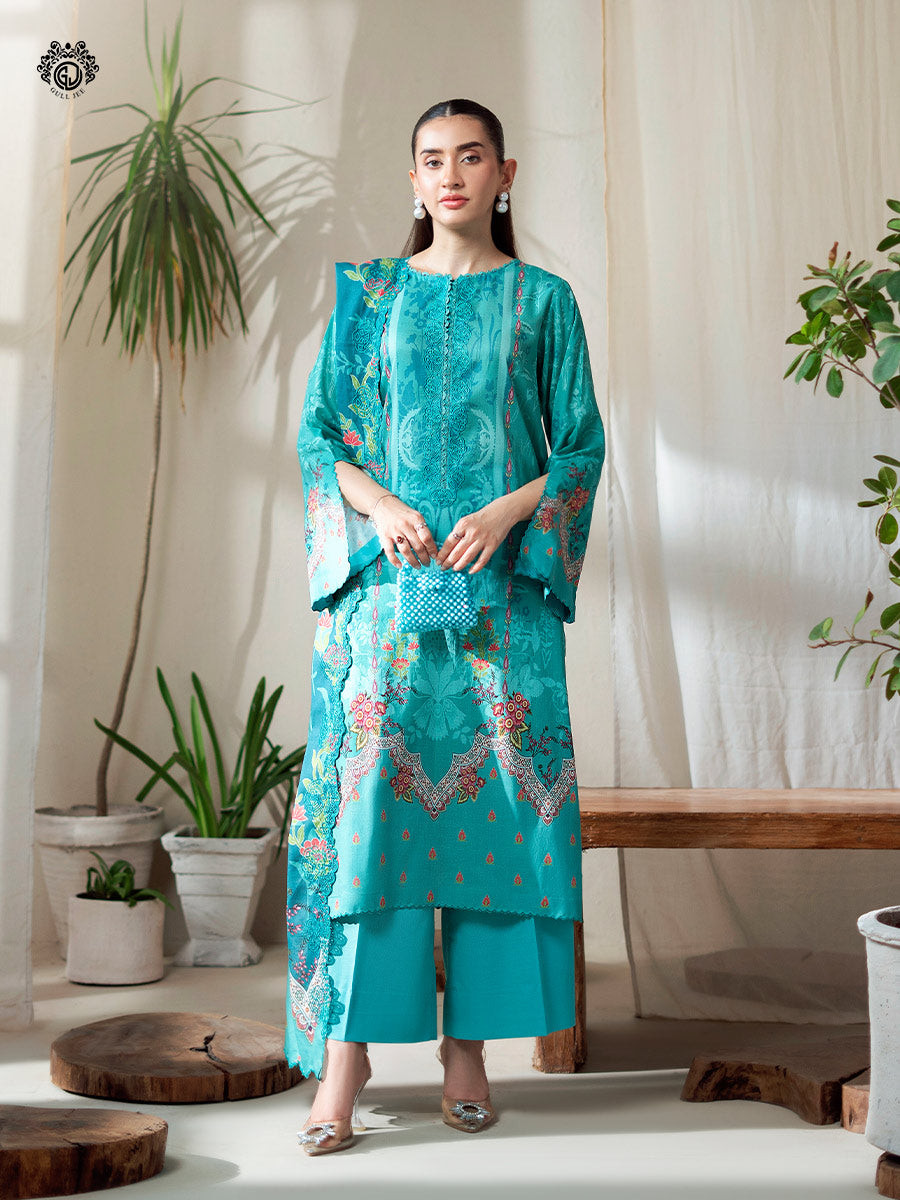 Mahajal by Gulljee Unstitched Lawn Collection 25 | GMHJ2510A11