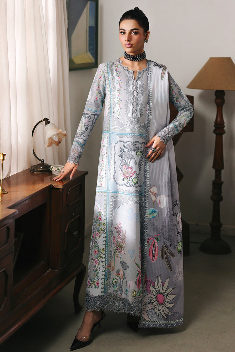 Qalamkar Qprints Unstitched 3pc | QW-08 (A) MARLA