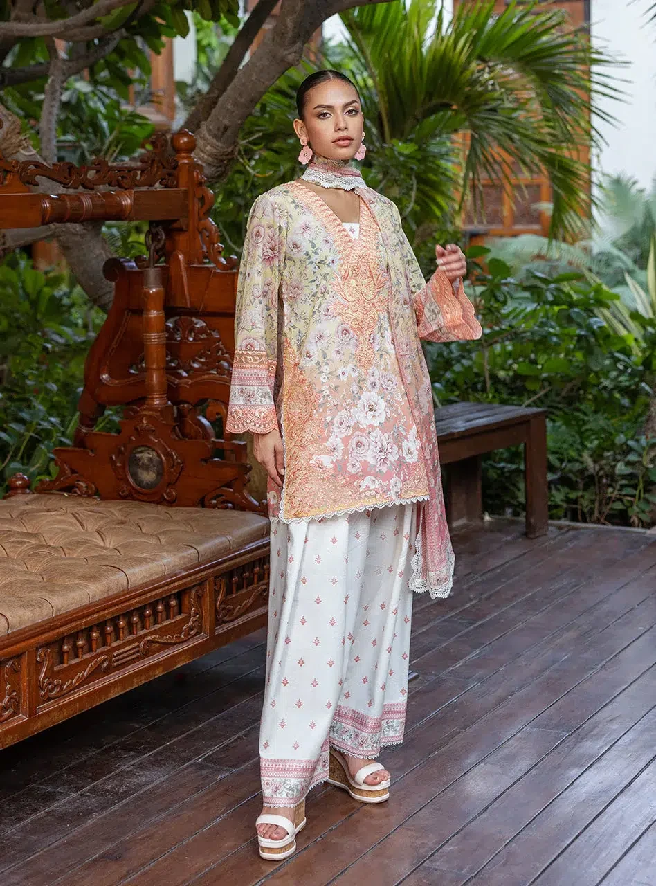 Zainab Chottani Tahra Lawn Collection 25 | PERNIA-D6-UNS