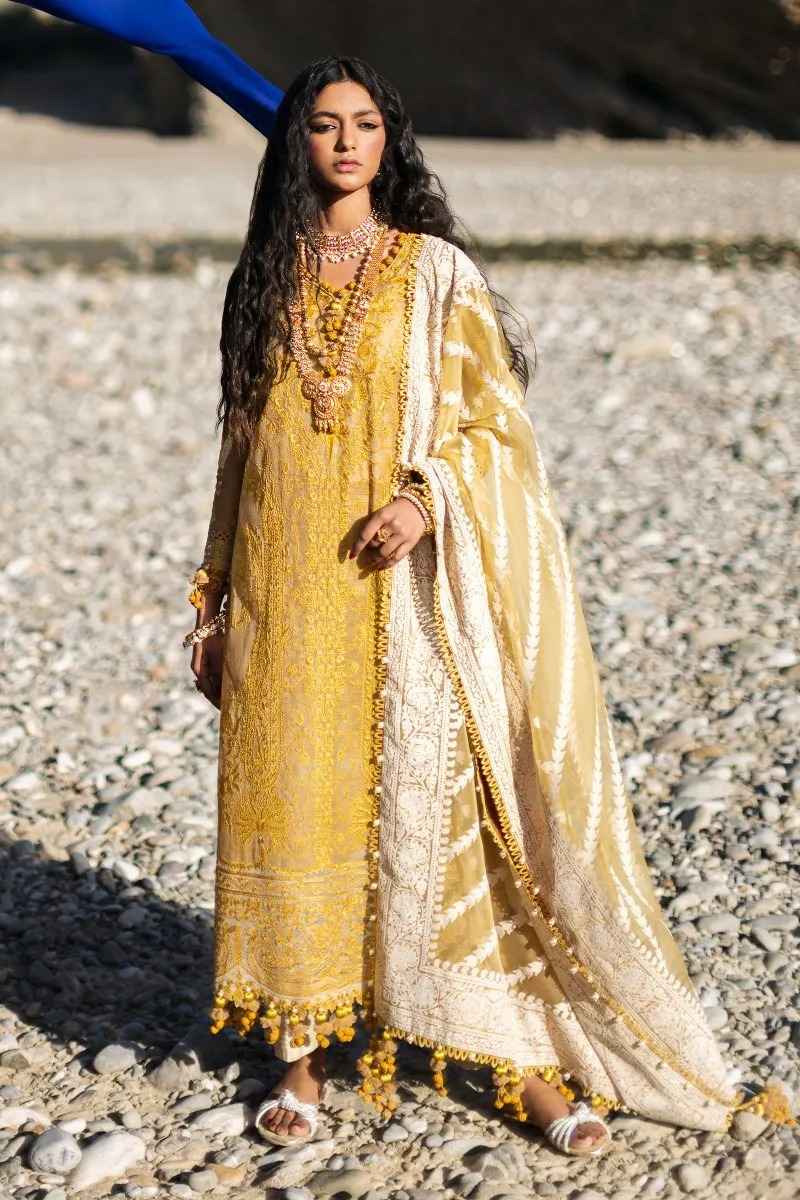 Sana Safinaz premium embroidered D-3B three pieces at Shelai