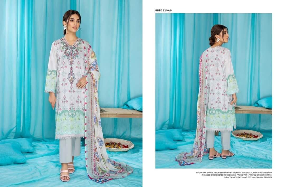 Luxury Embroidered Summer Collection-RP09