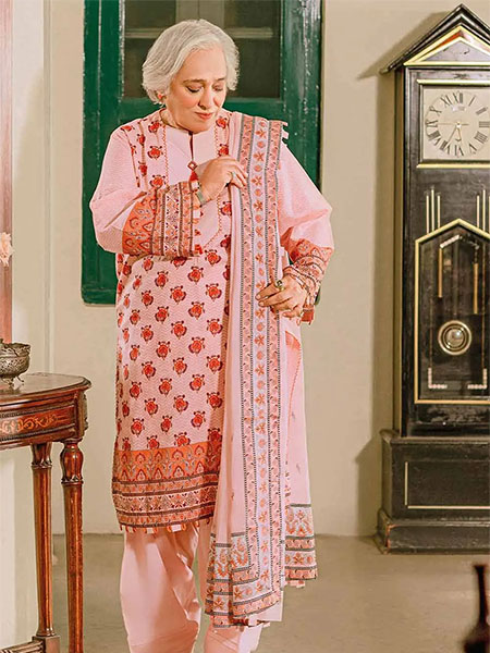 Gul Ahmed CL32077B three piece printed lawn tribute collection