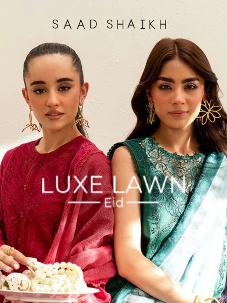 LUXE LAWN BY SAAD SHEIKH UNSTITCHED 3PCS COLLECTION ''24
