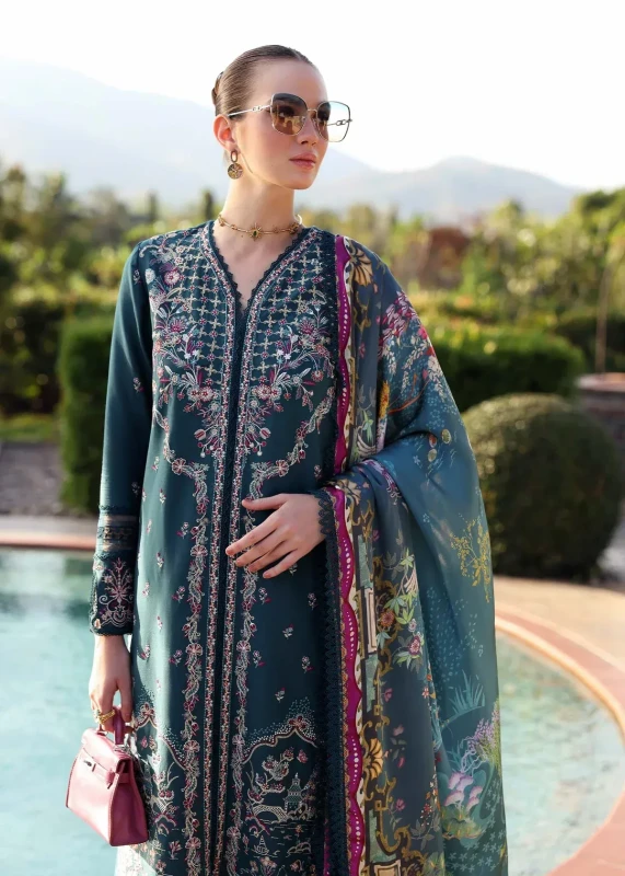 Kanwal Malik Zaina Unstitched Lawn | SHELAI27488