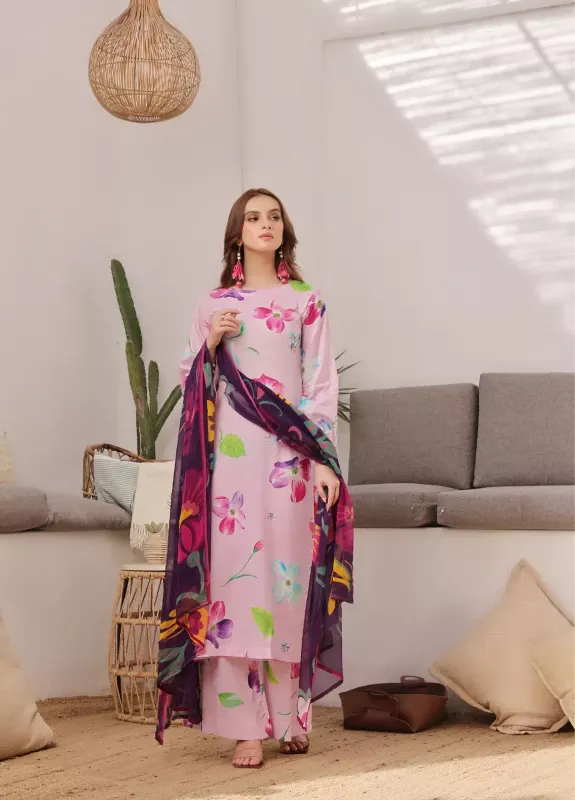 Feathers Unstitched Premium Lawn Collection 25 | SEZANE