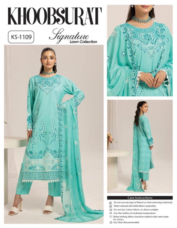 Khoobsurat Signature Lawn Collection 2025