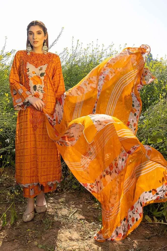 Charizma lawn chikankari collection vol-1 CCK23-03 3PC at Shelai