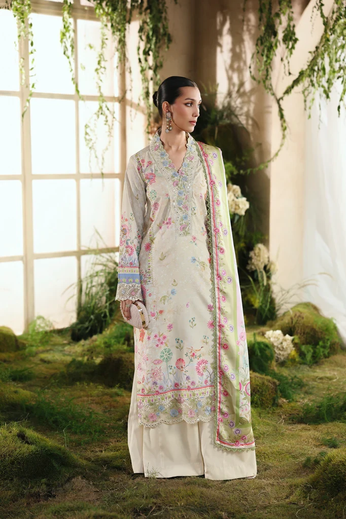 Rajbari Unstitched 3piece | Silah Silk Edit - 06