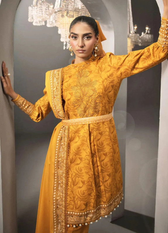 Gul Ahmed Printed Lawn Suits Unstitched | SHELAI13466