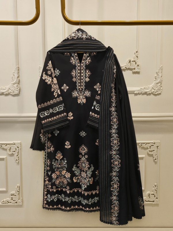 AGHA NOOR -  2 Piece - Embroidered Kora Cotton Suit S112807