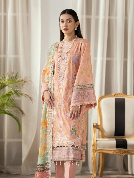 Alzohaib By Sunshine SBE-23-07 Bloom Embroidered Cutwork Edition 2023