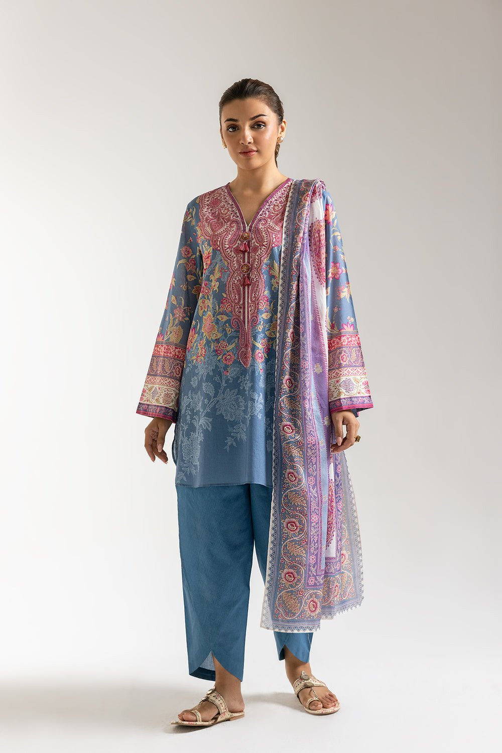 ETHNC Summer Print Collection 25 | BLUE ICE E0684/202/628