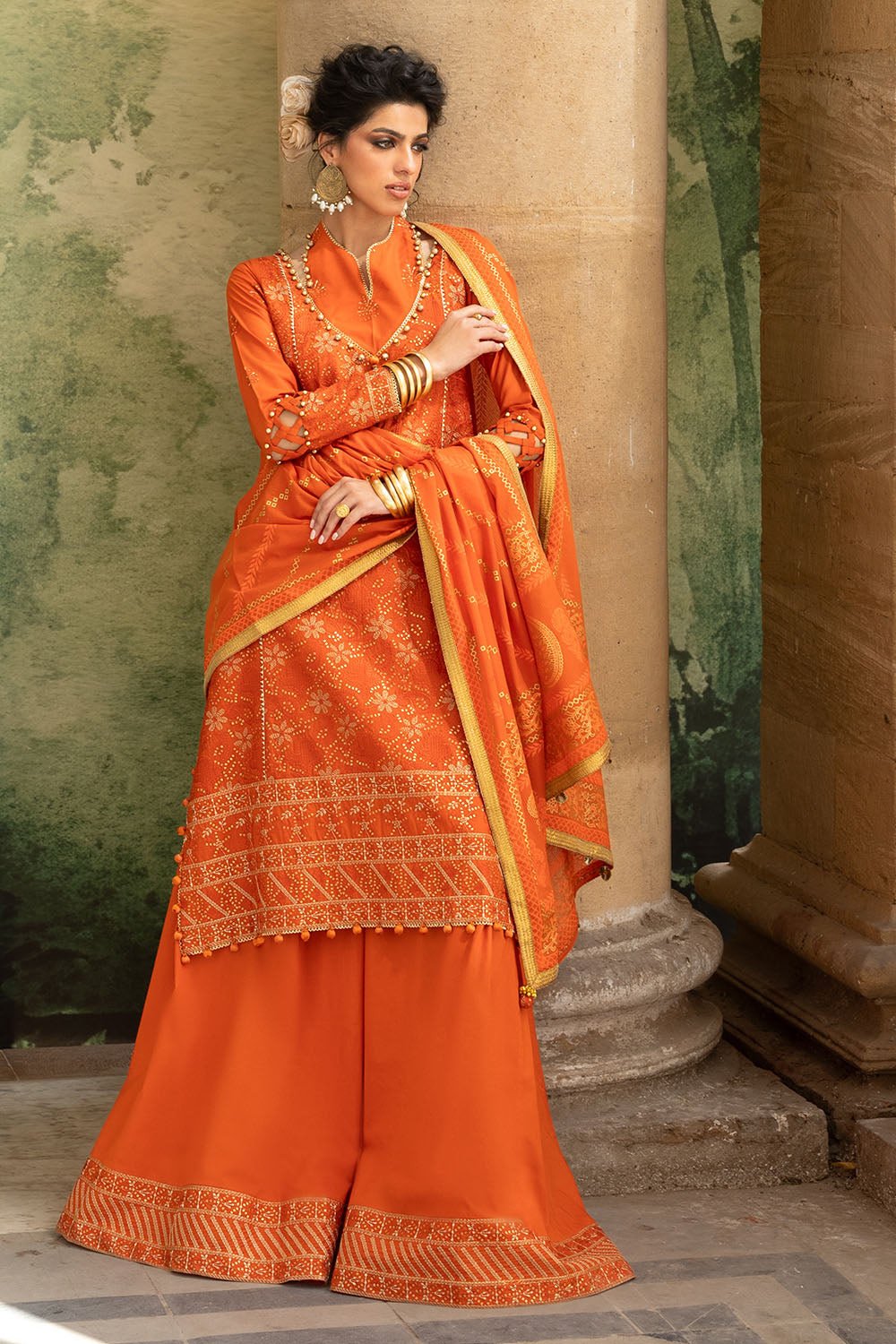 GulAhmed Unstitched Embroidered Lawn | DN-52041