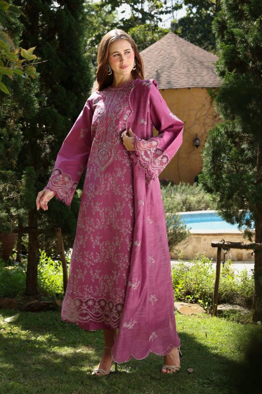 Raaya Luxury Embroidered Lawn | Lisa | SHELAI26082844