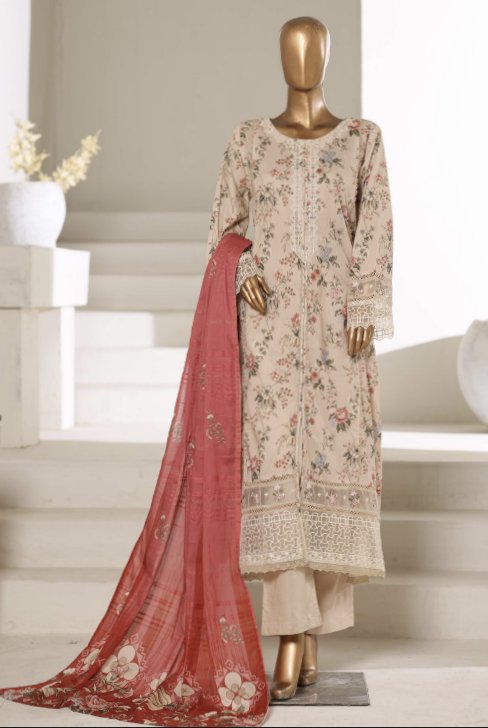 Sada Bahar Festive Embroidered Lawn - 5