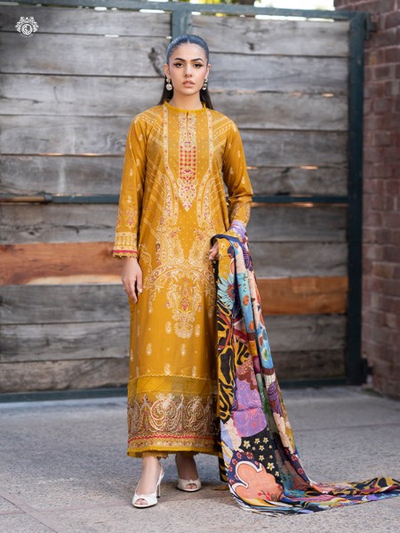 MORJA GMJ2404A6 LUXE LAWN UNSTITCHED ''24 COLLECTION BY GULLJEE