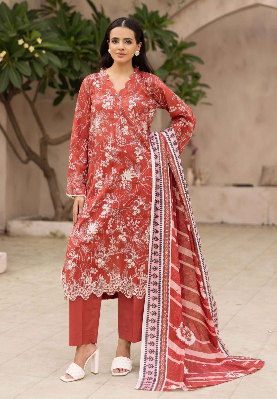 Nur Embroidered and Printed Lawn Collection | MP- 44
