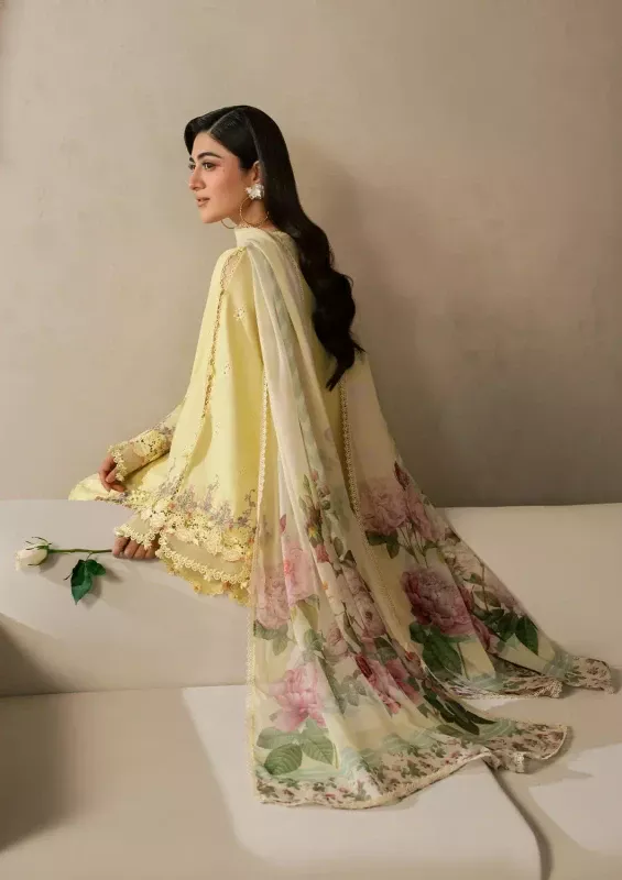 E-CRAFT by Elaf Premium Unstitched Printed Lawn 2026 | SHELAI26082503