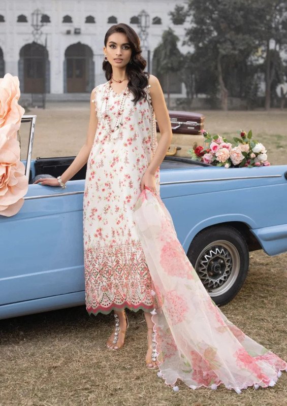 FAIZA FAISAL LUXSURY LAWN COLLECTION SUMMER VOL 2 SANDRA I SHELAI10562