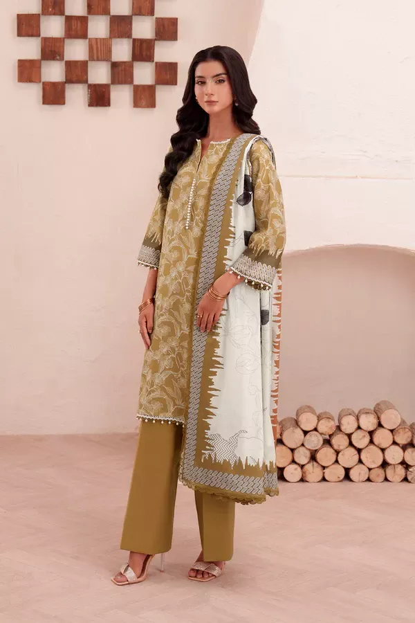 SO KAMAL Printed - 3 Pc Lawn Suit | DPL 4846