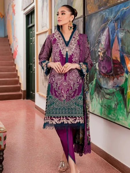 Jade Bliss Lawn Vol-III-20191-A Pakistani Digital Printed Lawn Collection