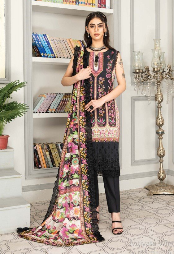 Mashaal by Riaz arts Exclusive Lawn Printed Collection | D1
