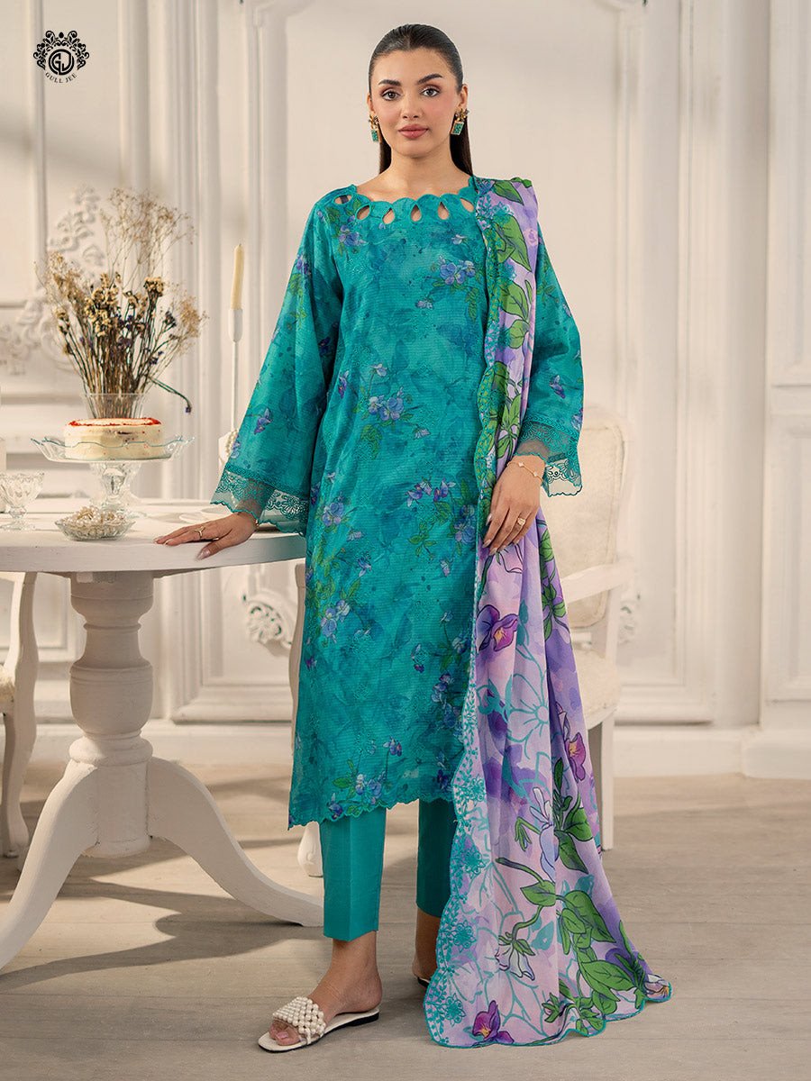 GULLJEE Premium Mahajal Unstitched Collection 25 | GMHJ2511A12