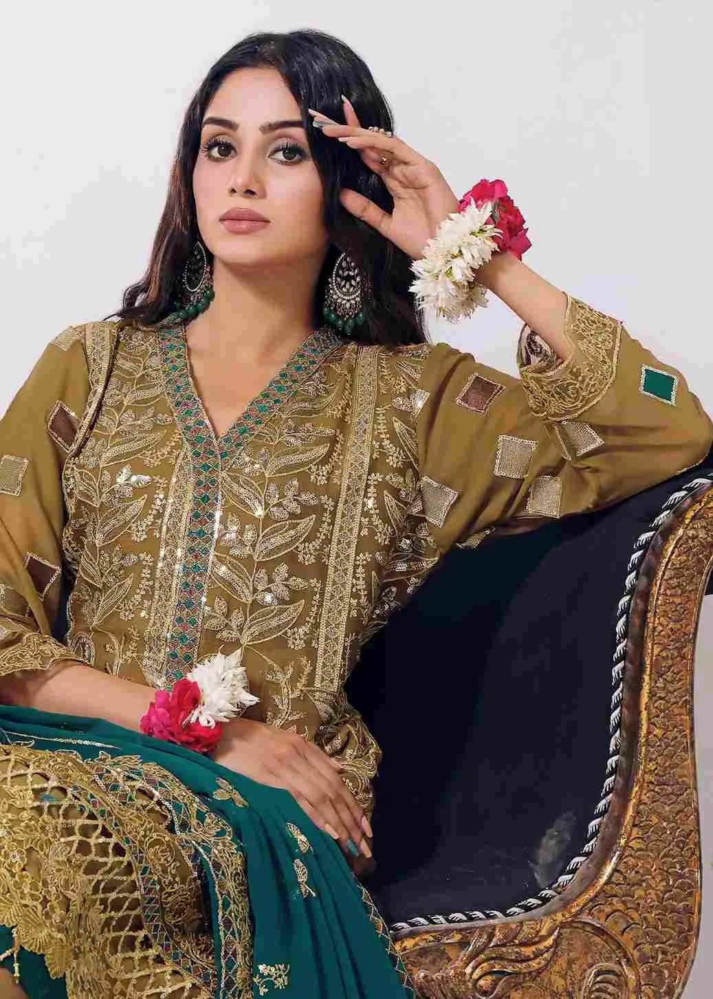 Zainab Fajlani chiffon collection 3016 by prime arts 3 piece