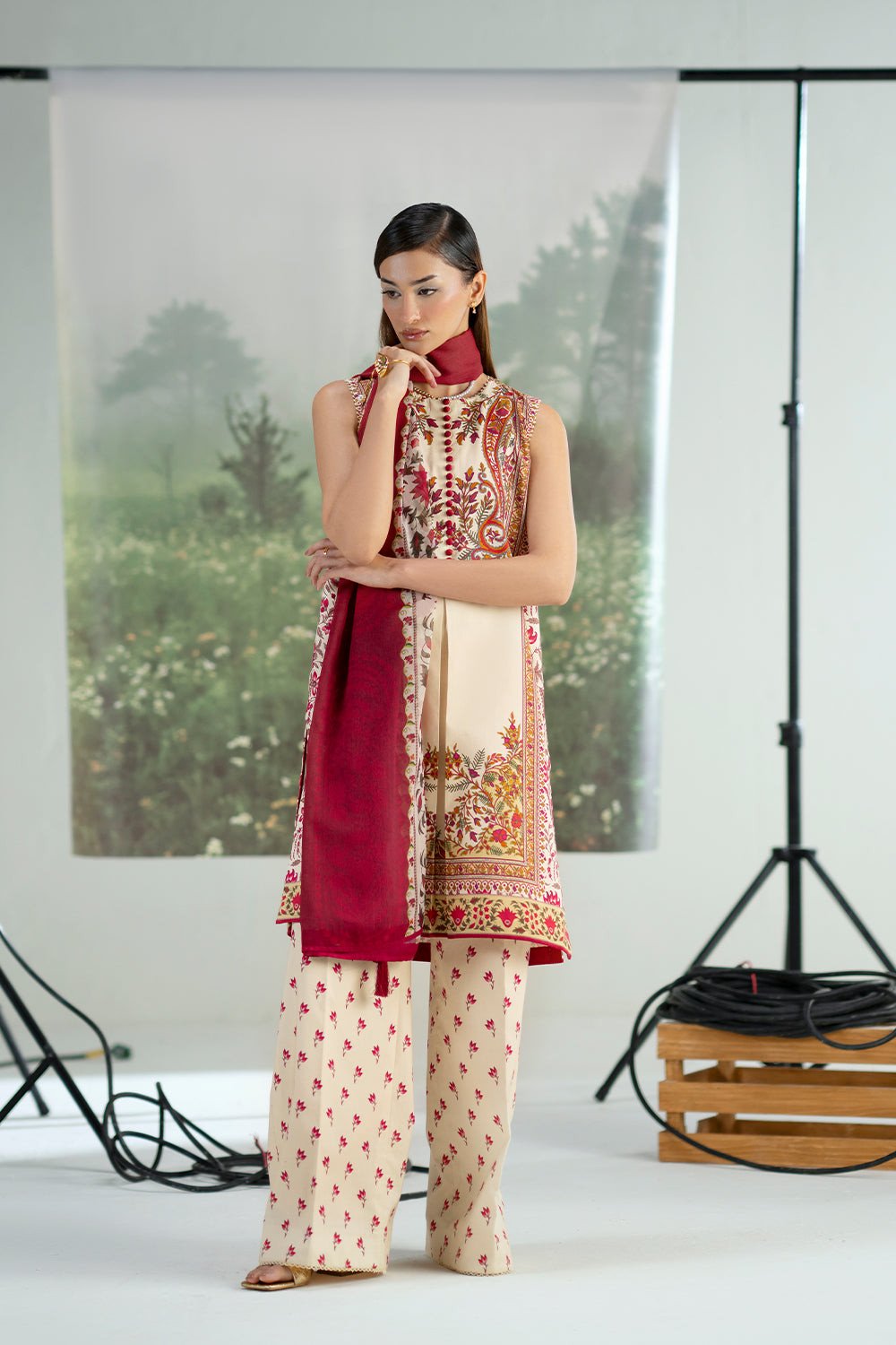 SAIRA Rizwan Joolie Unstitched Collection 25 | JPU25-08