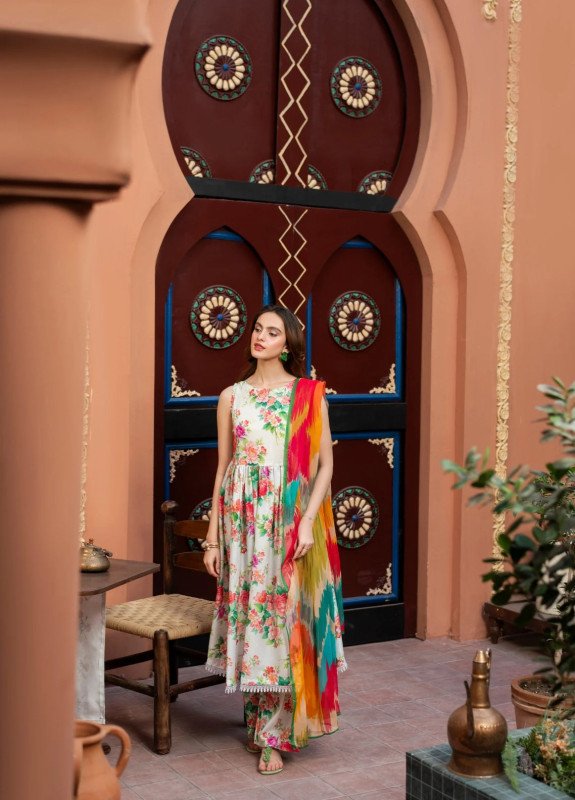 Feathers Unstitched Premium Lawn Collection 25 | AFIYA-FT449