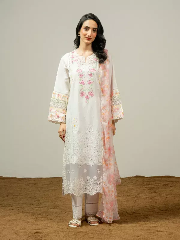 LimeLight Embroidered 3 Piece Cambric A0600SU