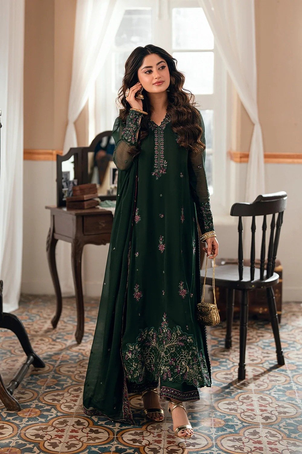 Azure Eid Ensembles | GLIMMER GREEN