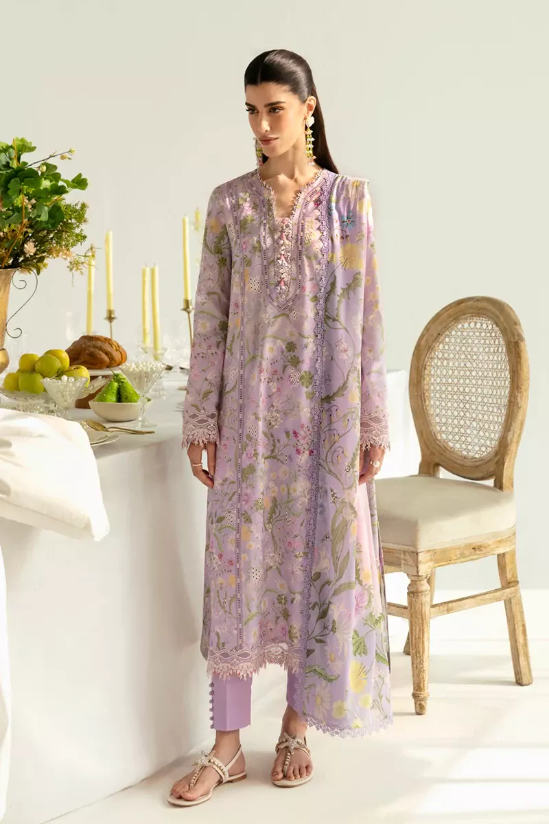Qalamkar Q prints | Unstitched 3pc | PQ-04 Nami