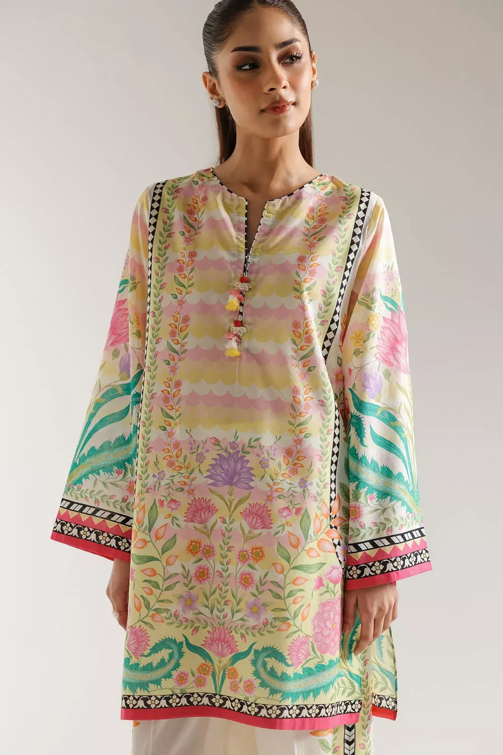 ETHNC STITCHED PRINTED SUIT | ST - E6084