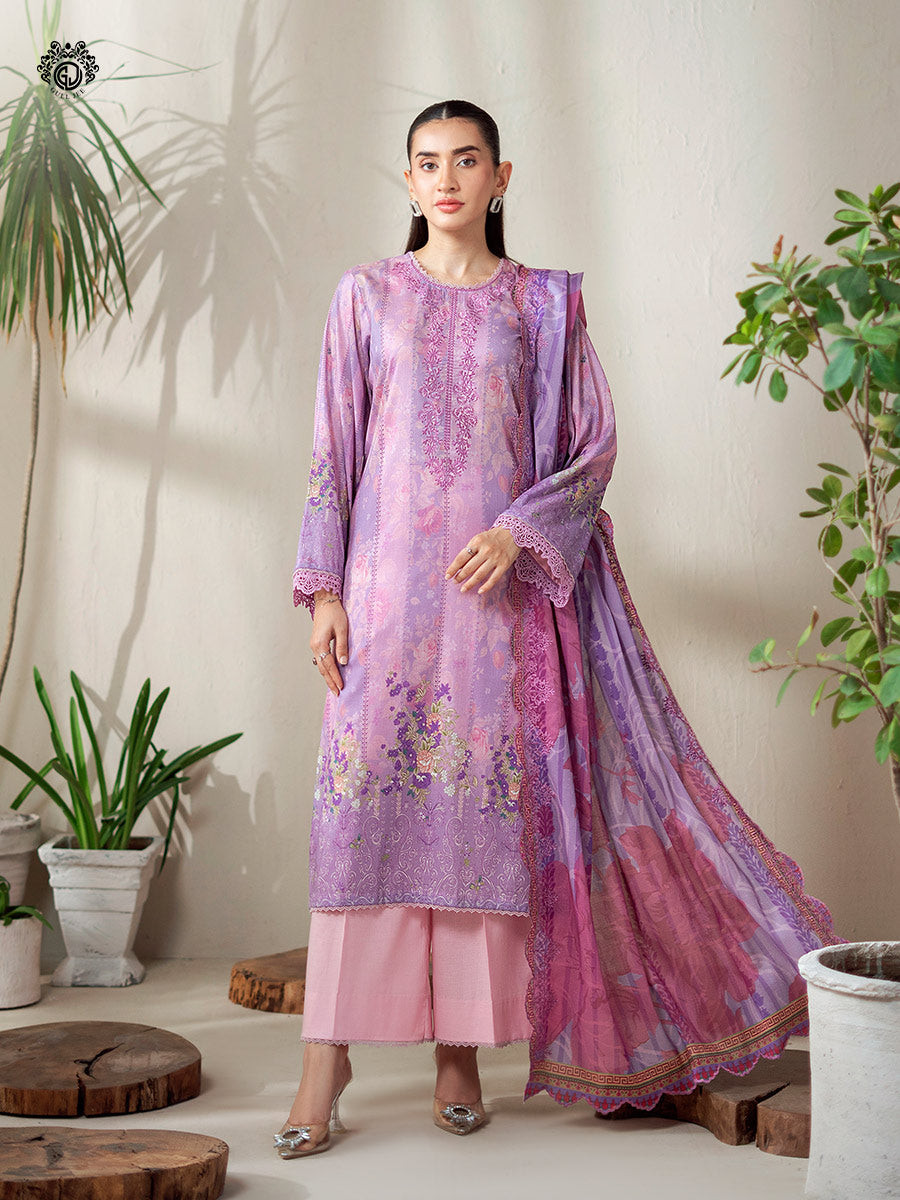 Mahajal by Gulljee Unstitched Lawn Collection 25 | GMHJ2510A10