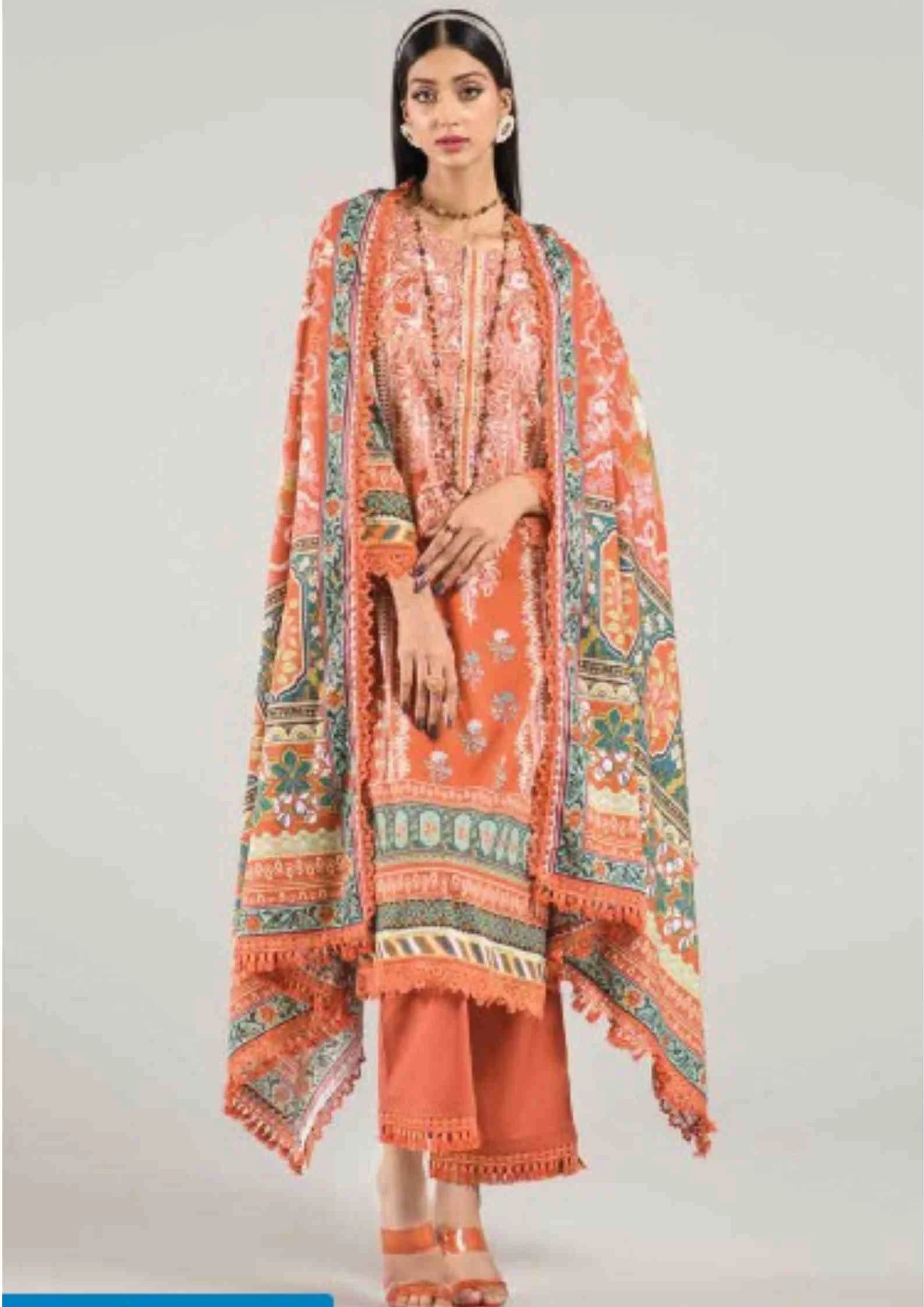 Mausummery unstitched digital lawn volume-5 THEROS 3 piece