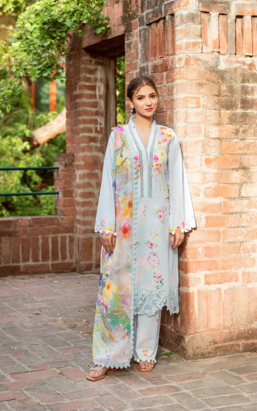 Yakin By Asifa Unstitched Collection 25 | YAKIN YKL25-14