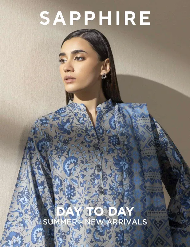 SAPPHIRE Unstitched Day to Day Summer '25