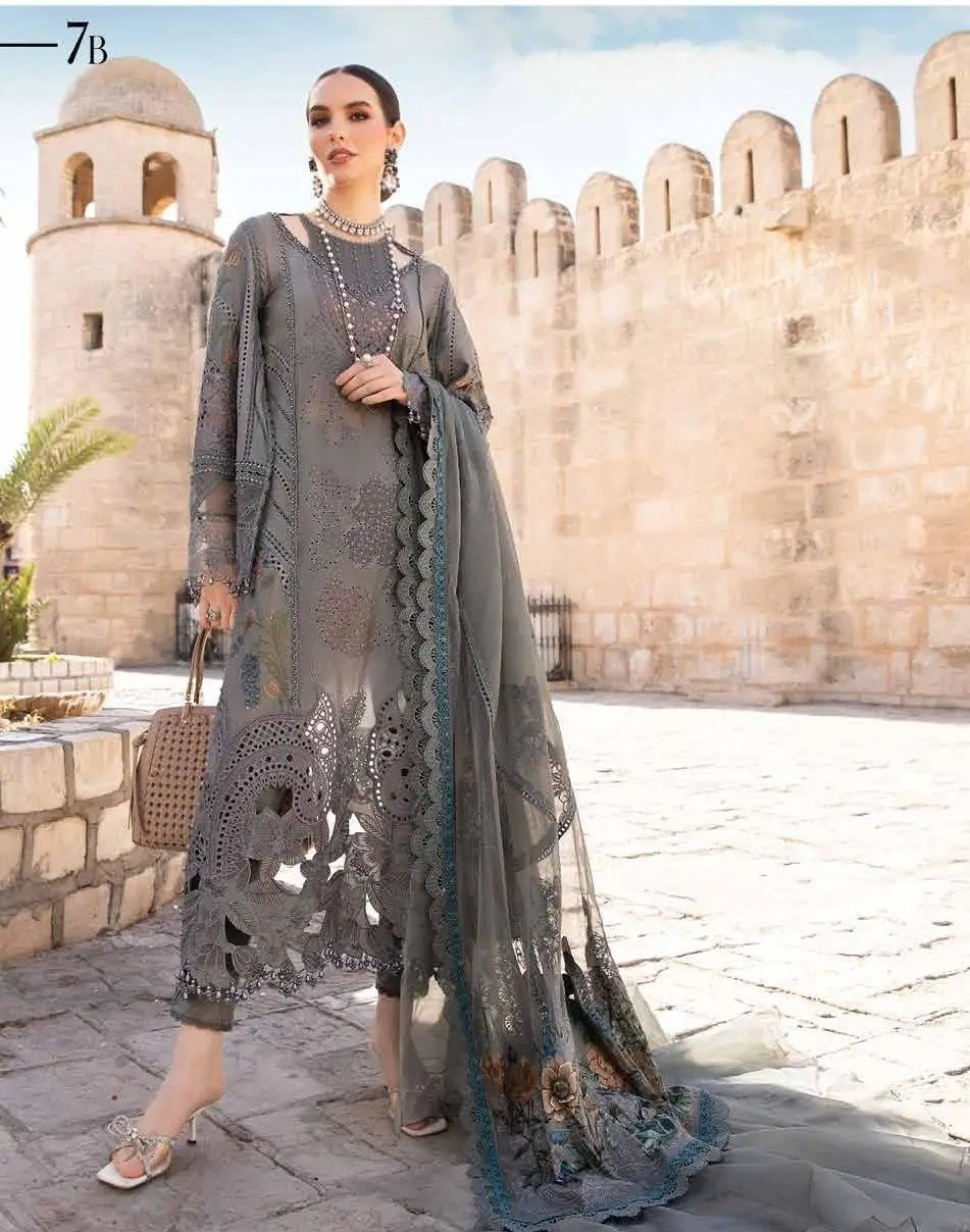MARIA.B. LUXURY LAWN 7B | SHELAI8408