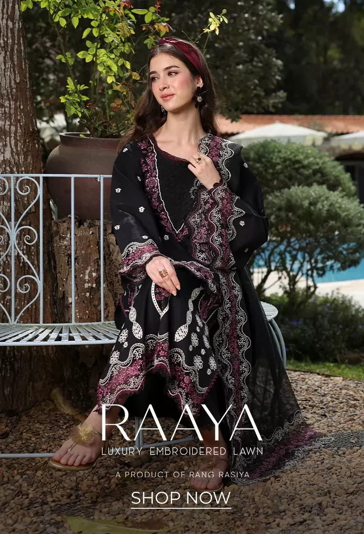 Raaya Luxury Embroidered Lawn 2026