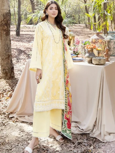 Adan's Libas Blossom 5102 Unstitched Embroidered Lawn Collection 2023