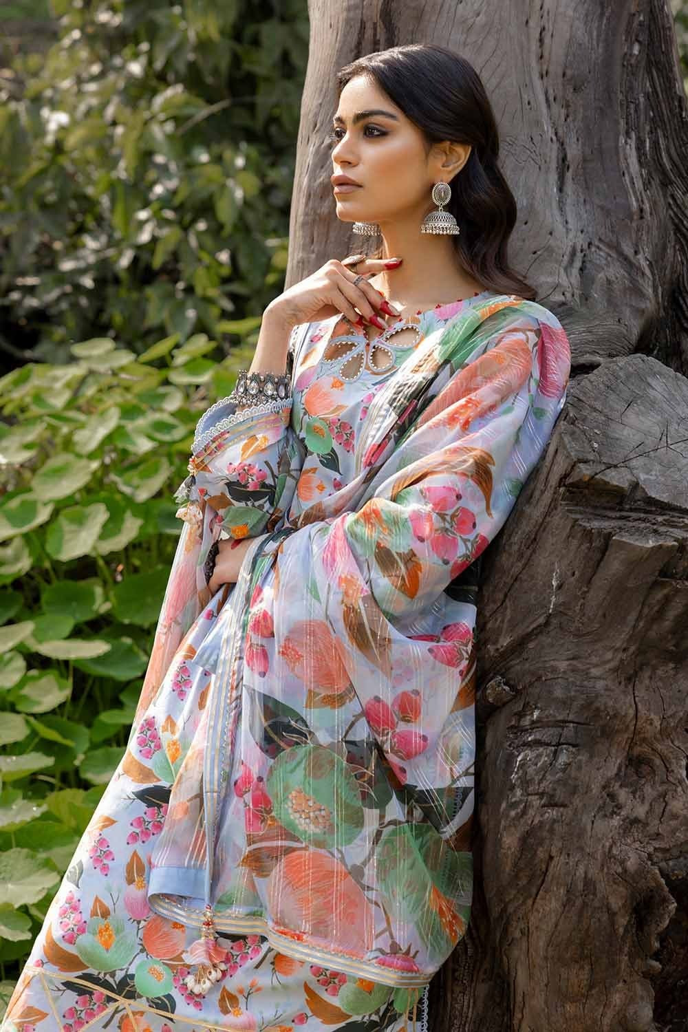 Gul Ahmed Printed Lawn Unstitched | SHELAI13550